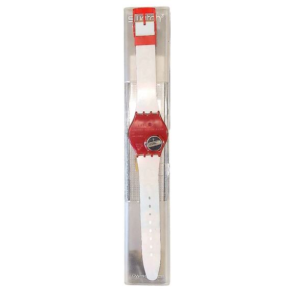 Swatch Watch LATINAS GR137 1998 Standard Gents Rare Vintage Swiss Quartz - Picture 4 of 7